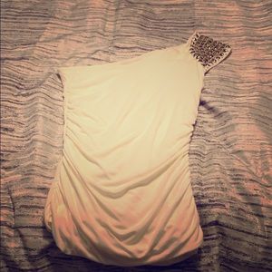 An over the shoulder blouse